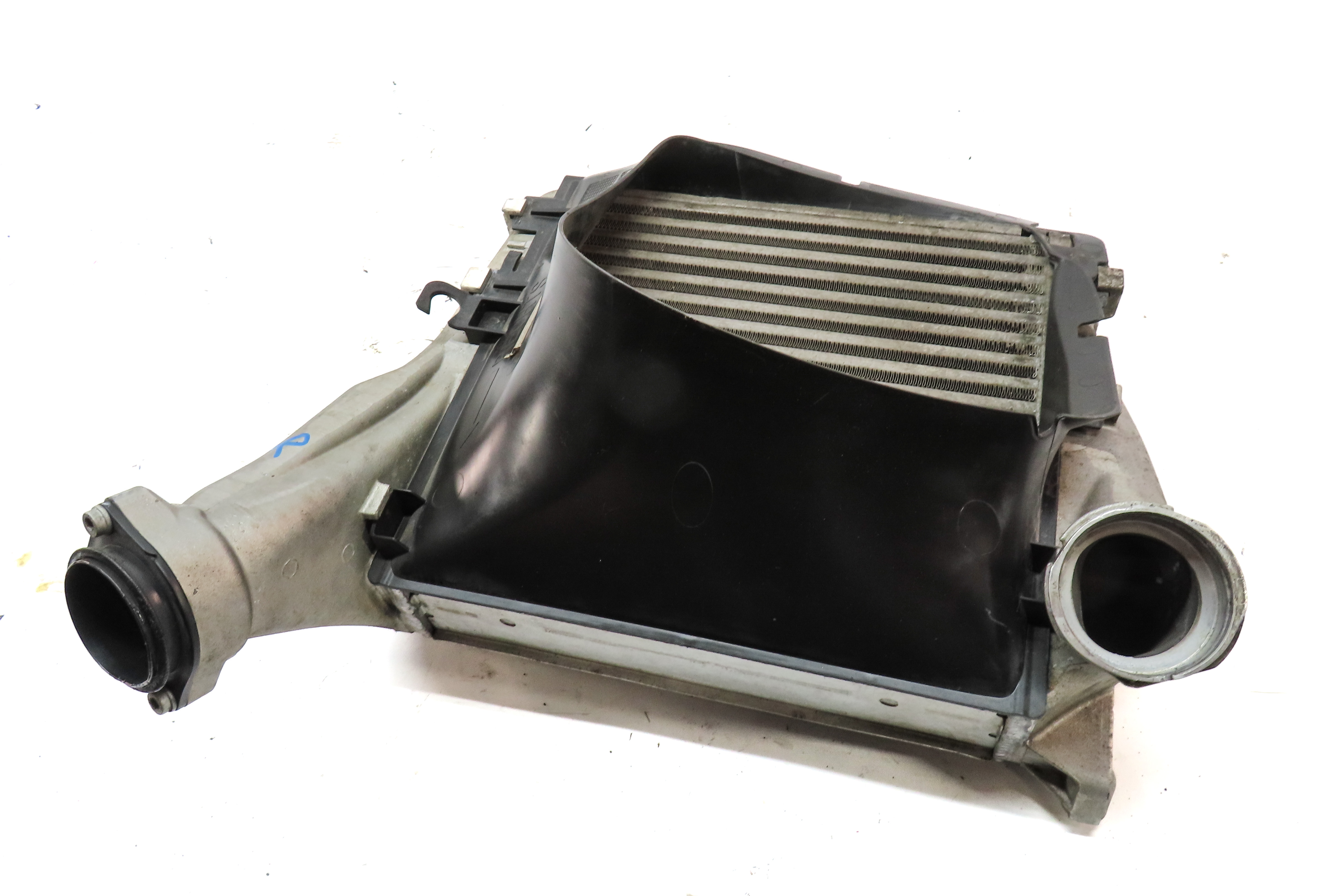 2011-2018 PORSCHE CAYENNE (958) 4.8L TURBO - RIGHT PASSENGER SIDE INTERCOOLER — exact item pictured